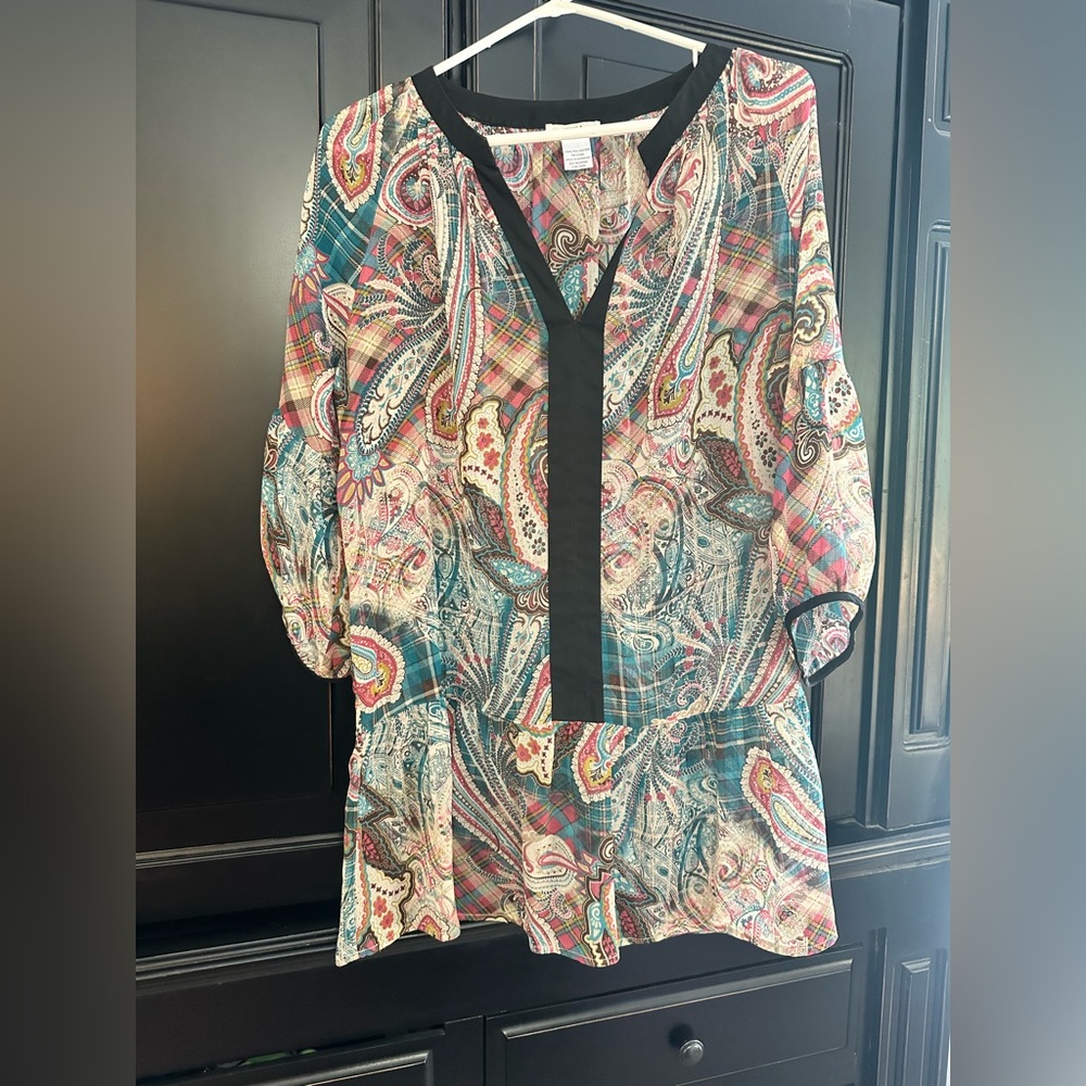 Nicola Multicolor Paisley blouse